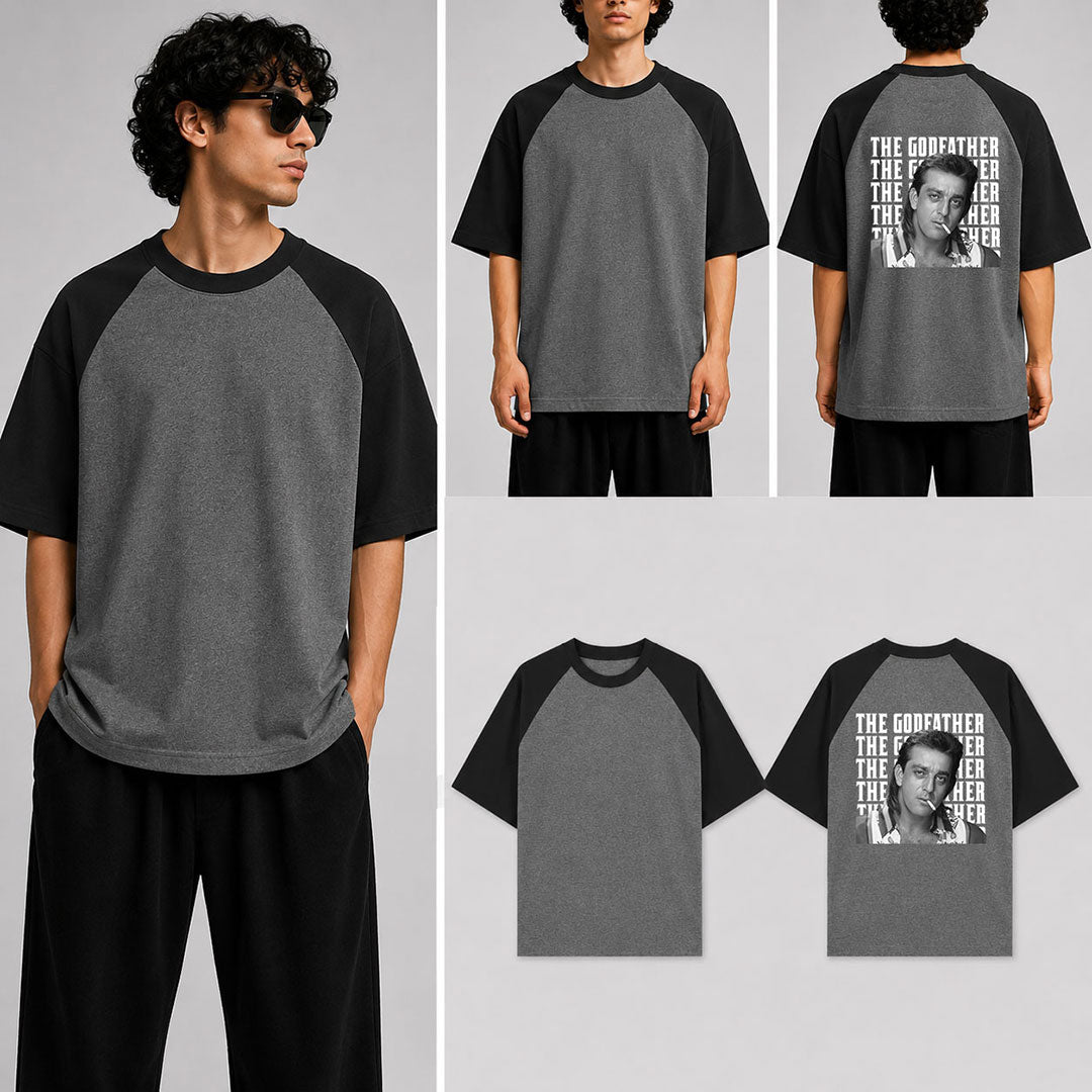 The Godfather Unisex Oversized Raglan T-Shirt for man & women