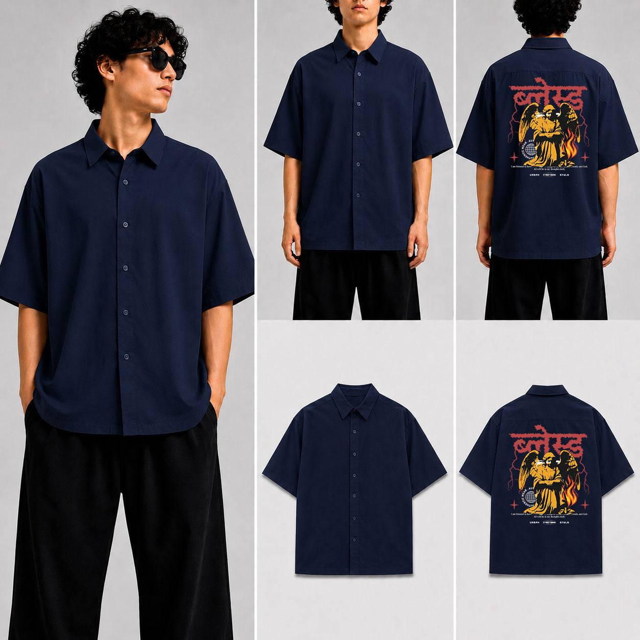 ब्लेस्ड Unisex Oversized Shirt for man & women