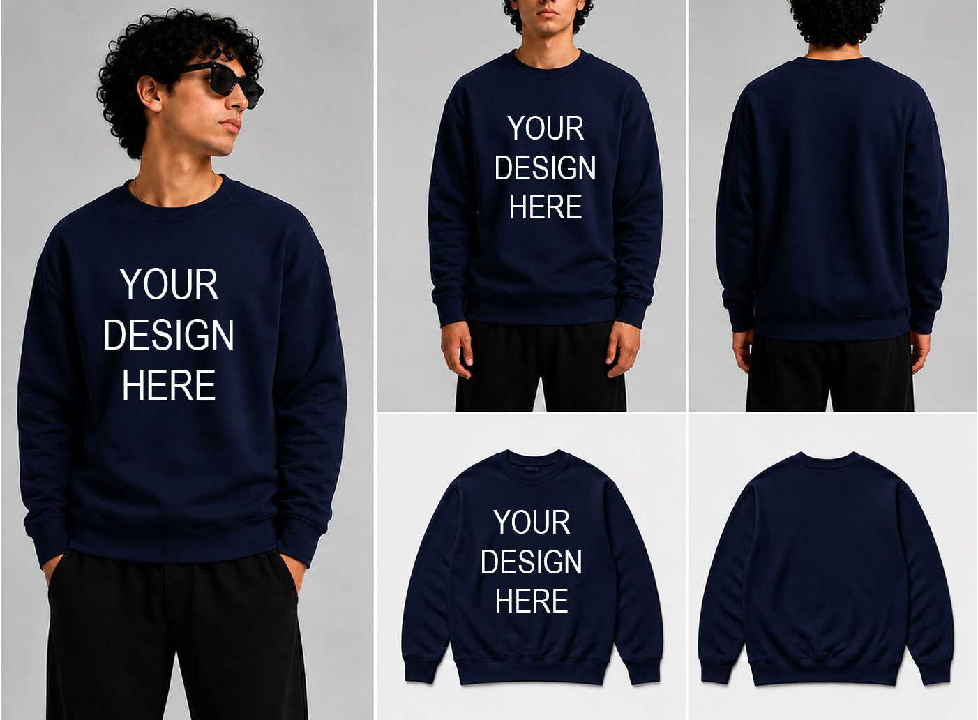 Customized Custom Personalized Unisex Sweatshirts for man & women